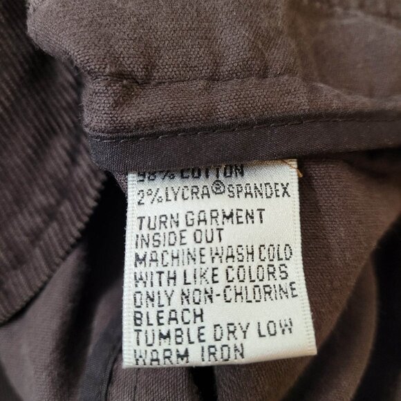 Talbots Blazer Womens Size 6 Brown Corduroy Elbow Patches Academia Preppy - Picture 11 of 11